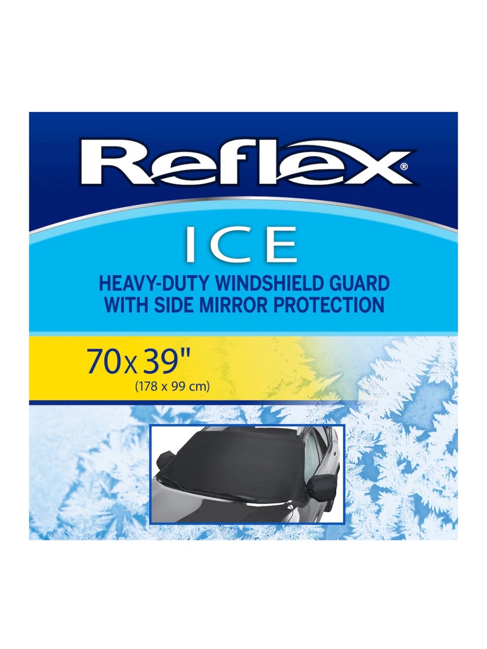 NIB Reflex Snow & Ice Windshield Guard & Mirror Cover Set, Fits Most Vehicles